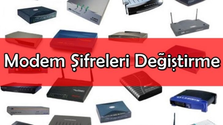 Modem şifresi değiştirme