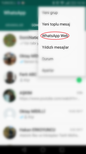 Whatsapp Uygulamasını Bilgisayardan Kullanma